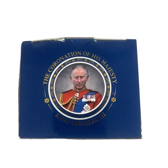 King Charles III Coronation Collectors Lippy Mug Souvenir Elgate Gold Plated NEW - Picture 6 of 7